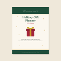 Holiday Gift Planner 2026 – Printable & Fillable PDF